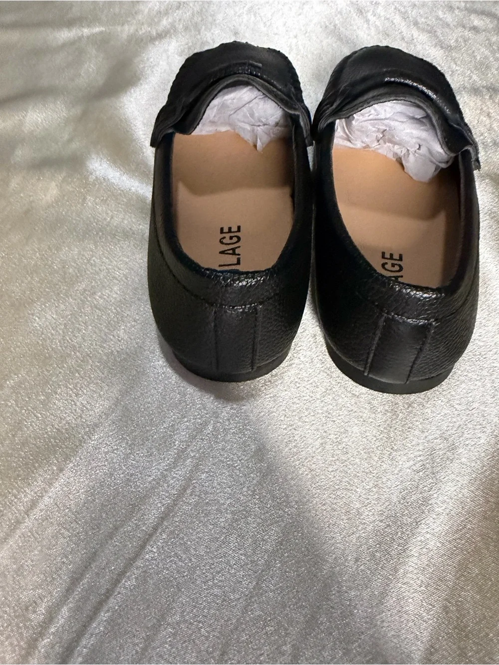 KULAGE Black Pebbled Leather Slip-On Loafers for Size Boys 12.5 NWOT